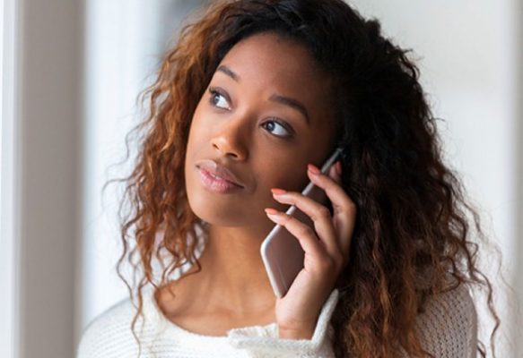 Woman on Phone